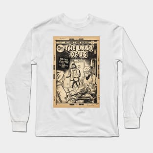 The Last of Us - Ending Comic cover line art fan art Long Sleeve T-Shirt